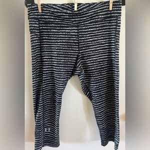 Under Armour Black and White Athletic Leggings